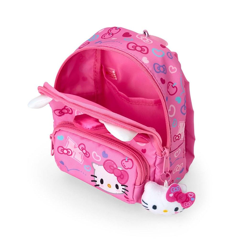 Sanrio Hello Kitty Character Backpack Pouch 124907 Polyester PVC Steel Suitable for Ages 3 and Up