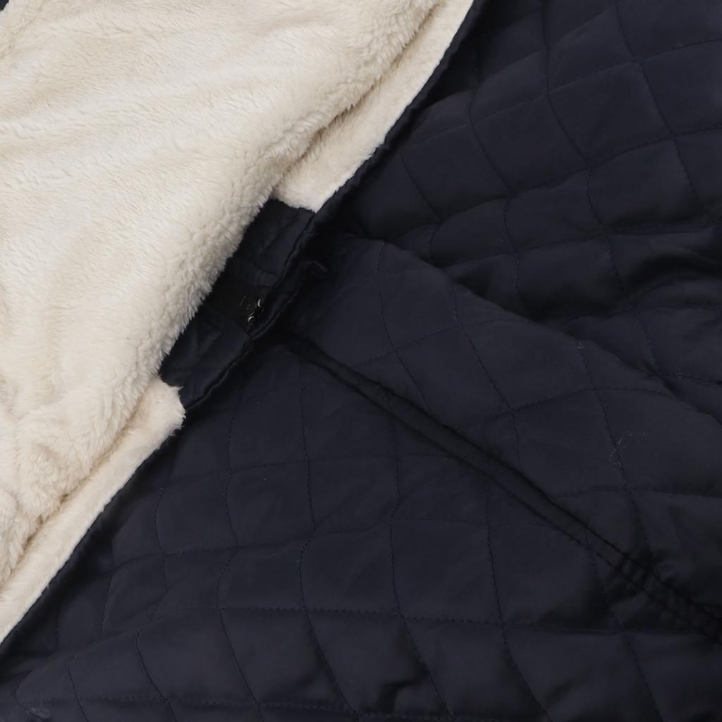 Warm Blanket Double Layer Thicken Fleece Wrap Leg Warm Chair Blanket for Lower Body