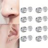 ZAKOL 1/8 buc. Știfturi magnetice pentru nas fals Stil punk personalizat Modă Fără piercing Clip magnetic pentru ureche Bijuterii unisex