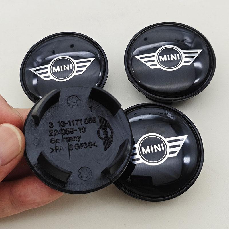 4pcs 54mm ABS Black Car Wheel Center Hub Caps Covers Badge For MINI Cooper S R50 R52 R53 R55 R56 R57 Accessories Lzkpf00