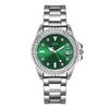 Light Luxury Retro Women'S Watch With Diamond Belt Calendar Steel Belt Watch Waterproof Quartz Watch