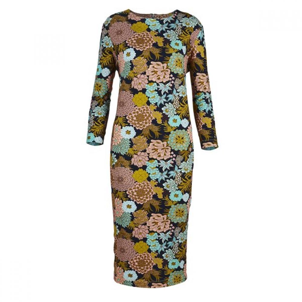 

Oilily Flower Pattern Dress Ow8faop010 Multicolor (50)/S(55)