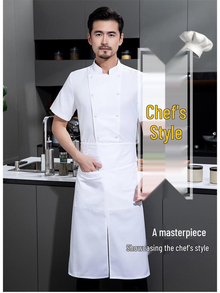 Summer Short Sleeve Chef Uniforms for Restaurants and Catering
