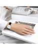 Lady's quartz watch, white dial, stainless steel, leather strap, elegant & business-appropriate, high quality, daily wearable, T109.210.16.033.00