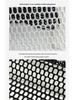 Large Hole Double-Sided Hexagonal Mesh Fabric for Fashion Bags and Shoes