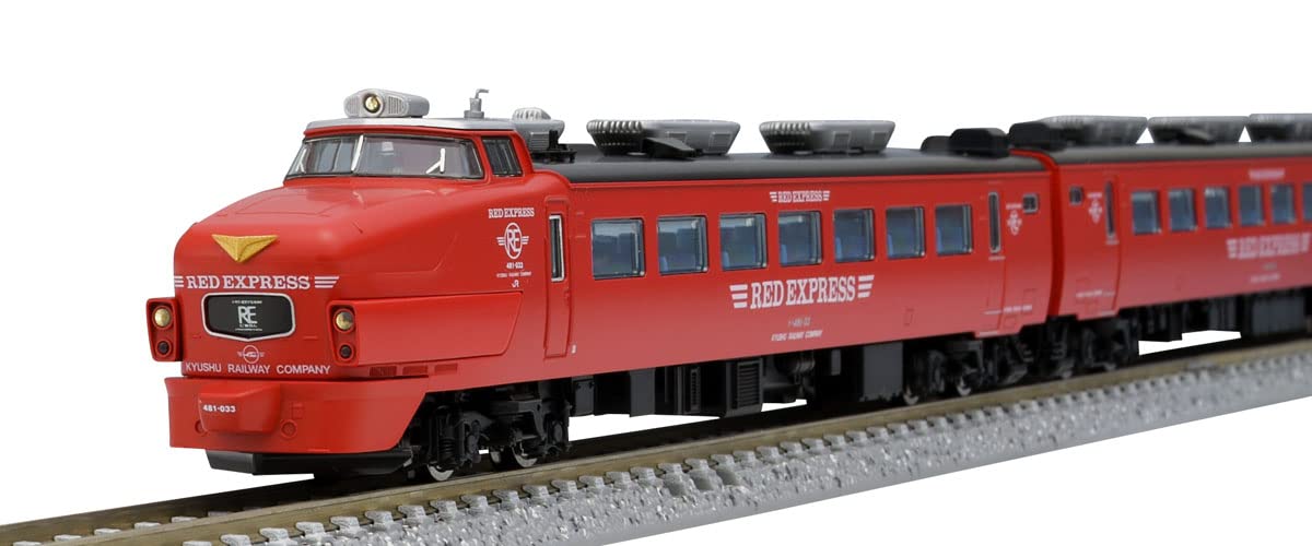 

TOMIX N Gauge JR 485 Series Kuro RED EXPRESS Set 98777 Model Train 481-100