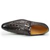 Fashion Hot Selling Loafer For Men Crocodile Printing Pointed Toe Formal Cacual Genuine Leather Office Dress Fashion Shoe  Drop Shipping