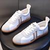 Leather 2026 Spring Little White Shoes Flat Shoes Forrest Gump Single Shoes Comfortable Moral Training Shoes Tide