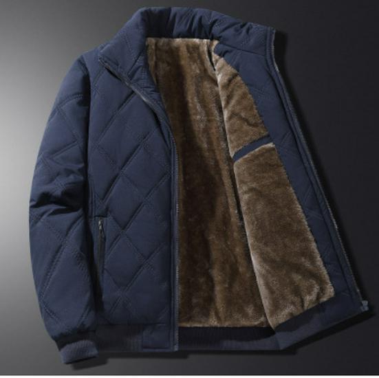 

Men s Winter Lapel Cotton Jacket Coat - Casual, Versatile Top for Dad 4XL