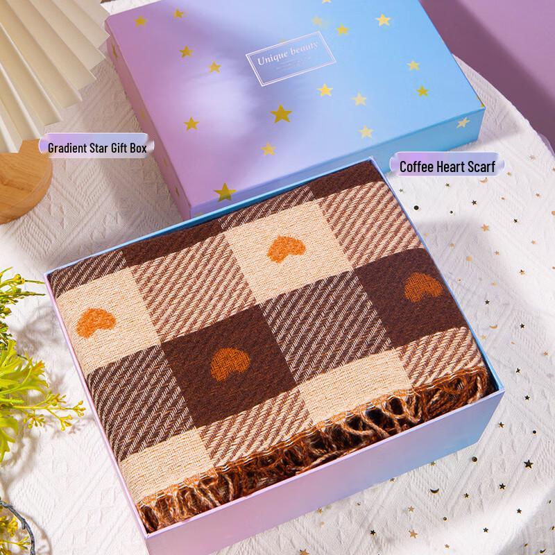 

Новогодний зимний подарочный набор шарфов