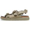 Leder-Strandsandalen Unisex Hellbraun 1026398