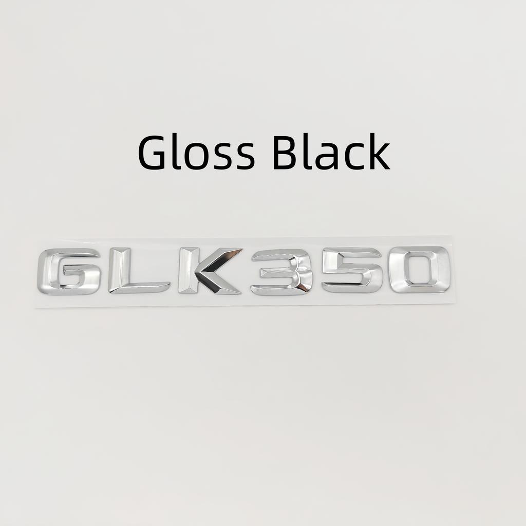 1pc 3d ABS GLK 260/300/350/400 Badge Sticker Car Rear Trunk Emblem Decal High-Quality Accessories