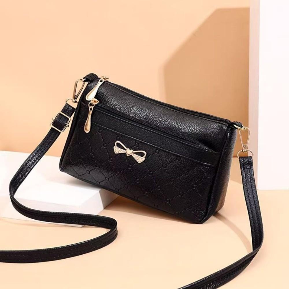 Fashion Handbag Women's Bags Large Capacity Solid Color Messegner Bags PU Leather Crossbody Bag Female