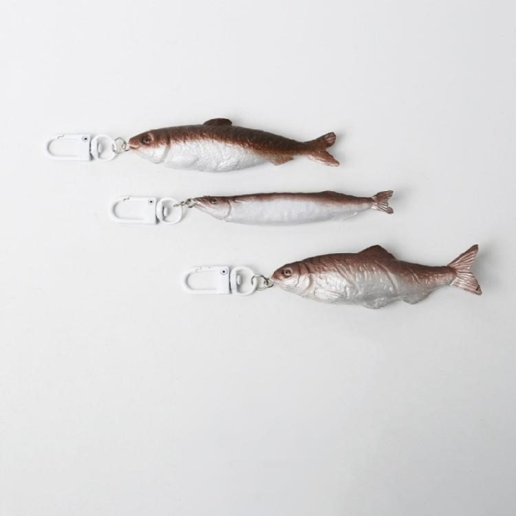 Simulated Salted Fish Hairpin Hair Clip Headwear Headdress Creative Keychain