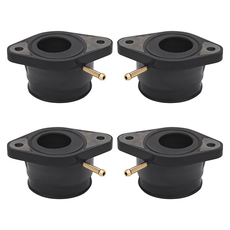 4Pcs Motorcycle Carburetor Interface Intake Outlet Manifold For Yamaha XJR1200 XJR1300 XJR1200SP XJR1300SP FJR1300 4KG-13586-00