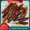 Dzi Silk-Wrapped Red Agate Yellow Pendant Clavicle Bead DIY Jewelry