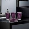 4Pcs Toothbrush Holder Toiletries Acrylic Apartment Essentials Lotion Dispenser