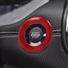 For -2025 Jeep Compass ABS Red Interior One-Button Start Switch Cover Trim
