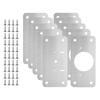 Rustproof Stainless Steel Door Hinge Repair Kit Suitable for Cabinet Doors Includes Screws and Tools Quick Installation
