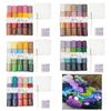 20 Color Acrylic Yarn Set With Latching Hook Crochet Needle Mesh Fabric For Beginner Carpet Making Embroidery Craft
