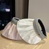 High Quality Sunshade Sun Hat Women's Seaside Beach Vacation Sun Protection UV Protection Empty Top Hat Shell Headband Hat Tide