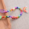 Travel Vacation Party Necklace Baroque Handmade Rice Beads Bohemian Rainbow Pendant Neck Chain Female