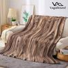 Walnuss Holzmaserung Flanell Decke Warm Weich Halloween Weihnachten Dekorativ Sofa Warm Gemütlich Ganzjahres Geschenk