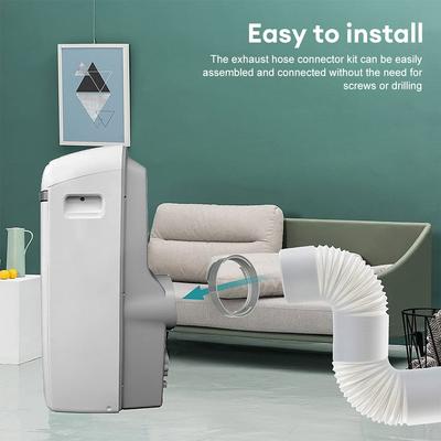 130mm/150mm Manguera de Escape de Aire Acondicionado Portátil de Repuesto Tubo Conector Acoplador Accesorios de Aire Acondicionado Adaptador de Ventana
