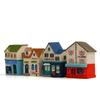 Cartoon Resin Mini House Collectible For Home Office And Gift Display