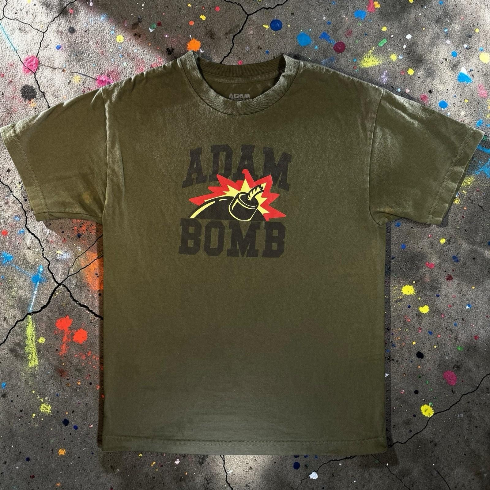 The Hundreds Adam Bomb T Shirt Mens M. Olive Green Streetwear Graphic Tee. -088 Unisex T-Shirt M
