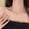 Elegant Pearl Necklace: Trendy, High-End Titanium Steel Clavicle Chain for Women