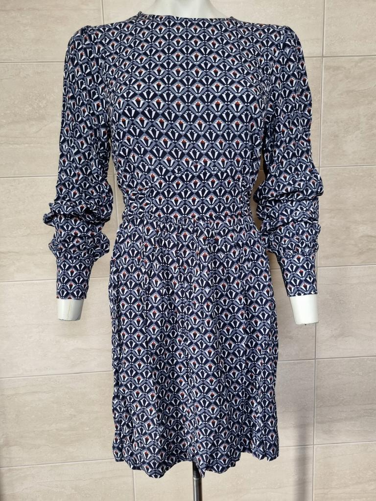 Y4015 Khujo Eugenia Zwolf Oversize Dress With Tie S