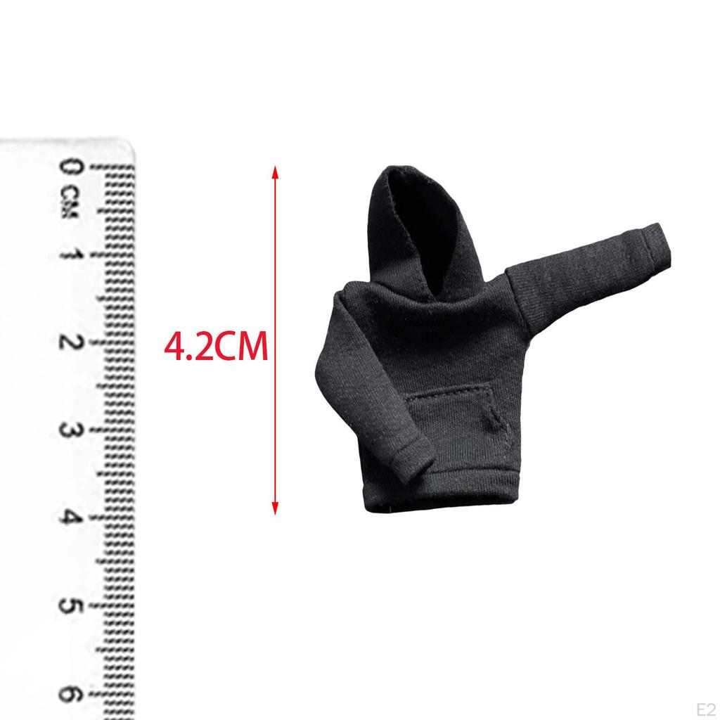 1/12 Female Hoodie Clothing for Doll 6 inch Collectable Action Figure Accessories