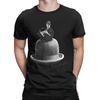 Charlie Chaplin Cappello a bombetta Classico Divertente Grafica 100% Cotone Maglietta T-shirt Top Per Uomo