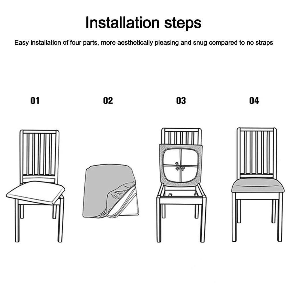 Waterproof Jacquard Chair Sleeve Washable Without Backrest Chair Protector Chair Seat Cover