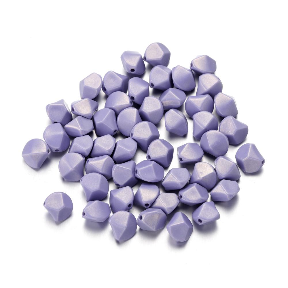 20pcs/lot Multicolour Acrylic Polyhedral Shaped Beads Loose Bead Handmake Bracelet Necklace For DIY Jewelry Making Accessories