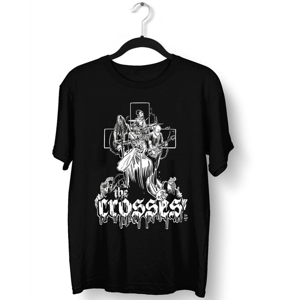 Live Concert New Crosses Band T Shirt Classic Black Unisex S-5XL E1576 XXL