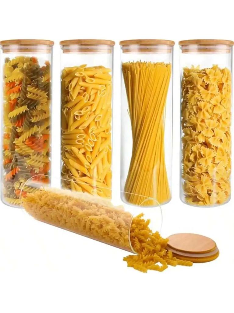 Noodles Sealed Can Kitchen Accessories Food Grade Plastic Kitchen Storage & Organization Quantitative Divided Can Storage Box