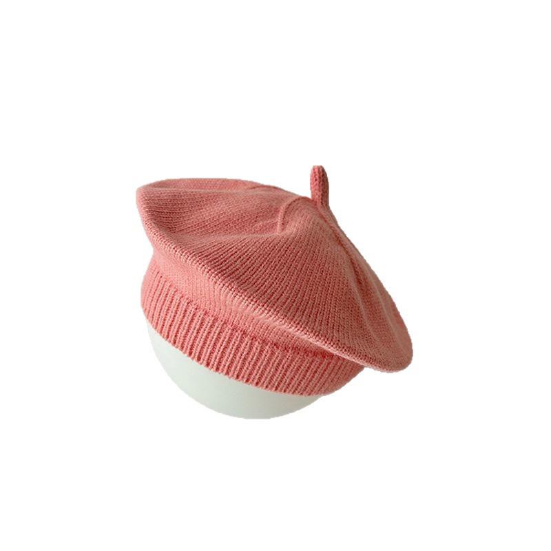 Unisex Wool Knitted Baby Beret - Thin Style for Spring & Autumn