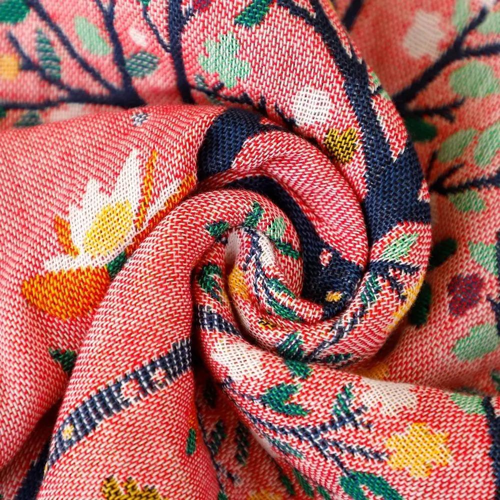 4pcs Quick Dry Pastoral Style Hand Towel 4 Layer Cotton Gauze Tea Towel Kitchen Towel  Bathroom