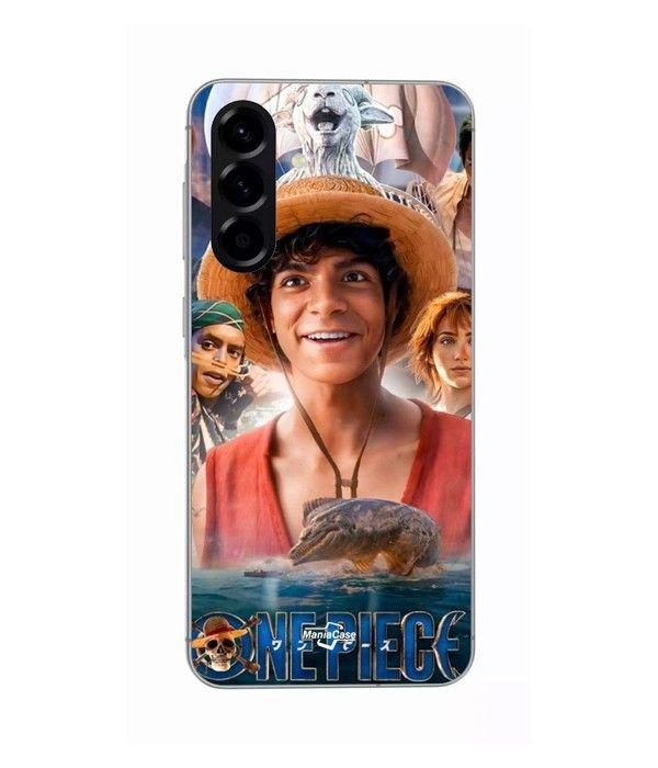Case - Maniacase - Samsung Galaxy A56 - Silicone - Black - Luffy One Piece nero