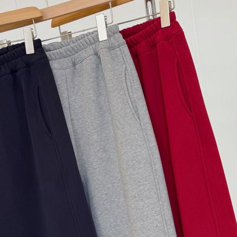 

2025 Winter Sherpa Sweatpants - New Style Casual L серый