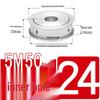 Dual-Sided Flat Timing Pulley: 5M50 Teeth, Width Options 11/16/21/27AF, Bore Size 8-30.