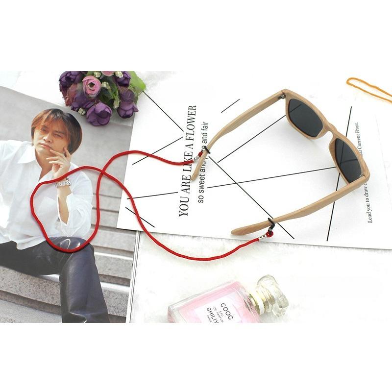 12pcs-1set Glasses Lanyard Fashion Colored Nylon Glasses Rope Sunglasses Reading Glasses Anti-slip Chain Sunglasses Chain
