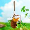 Cute Insect Plush Keychain Cartoon Bug Plush Pendant With Lanyard For Backpack Decoration Bag Charms Gift For Kids Adults
