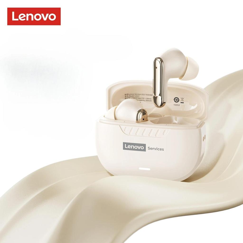 Lenovo LE217 TWS Wireless Bluetooth V6.0 Headphones Long Battery Game Noise Cancelling Sport Earbuds 3D Stereo Sound 38ms Ultra-low Latency Headset