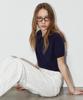 PLAC WOMEN Collared Knit Top Navy