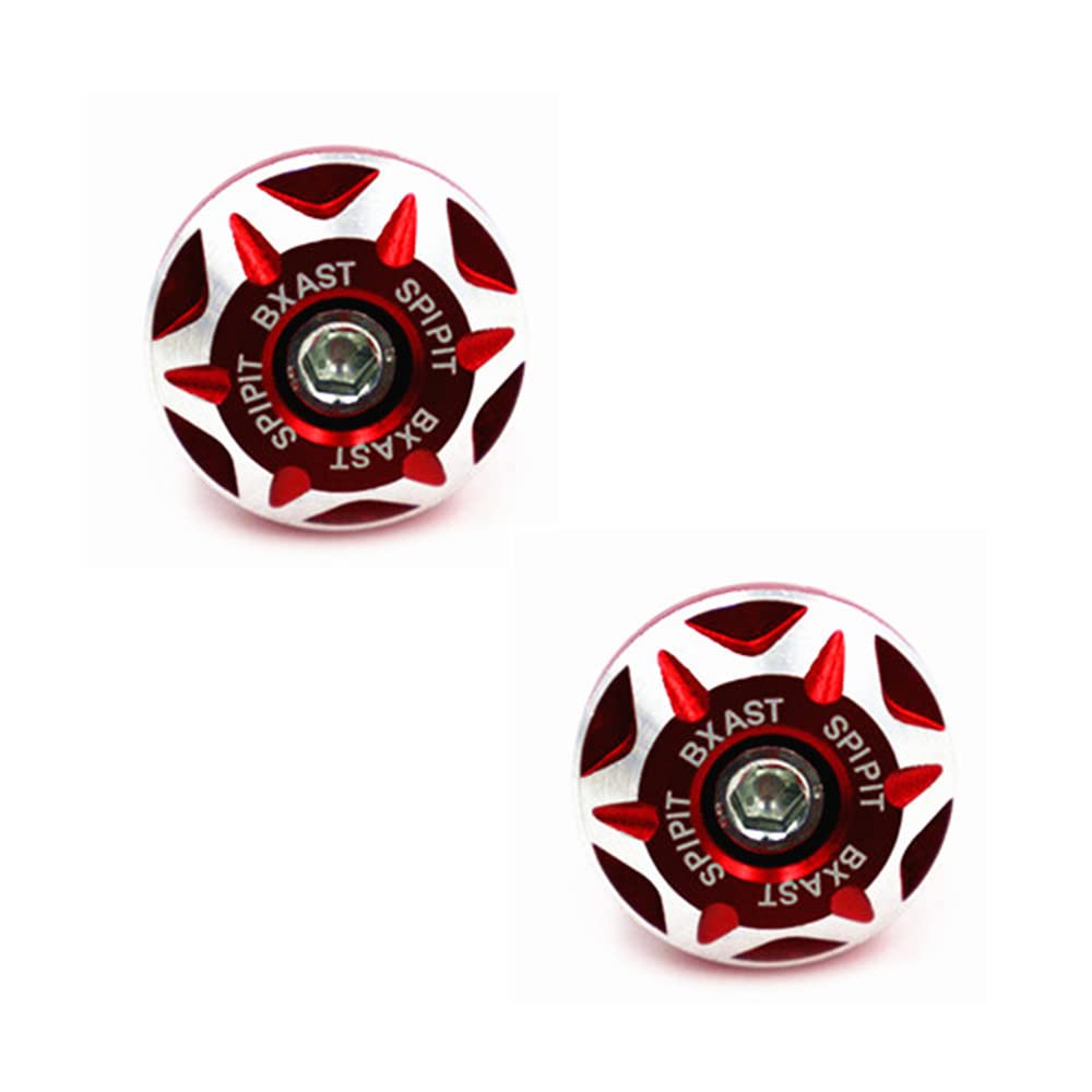 Yoweika Universal Number Bolt, Motorcycle License Plate Bolt, Automobile, Motorcycle, красный