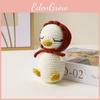 Cute Crochet Penguin Keychain Fiber Cotton Filling Children Home Decor Doll Gift