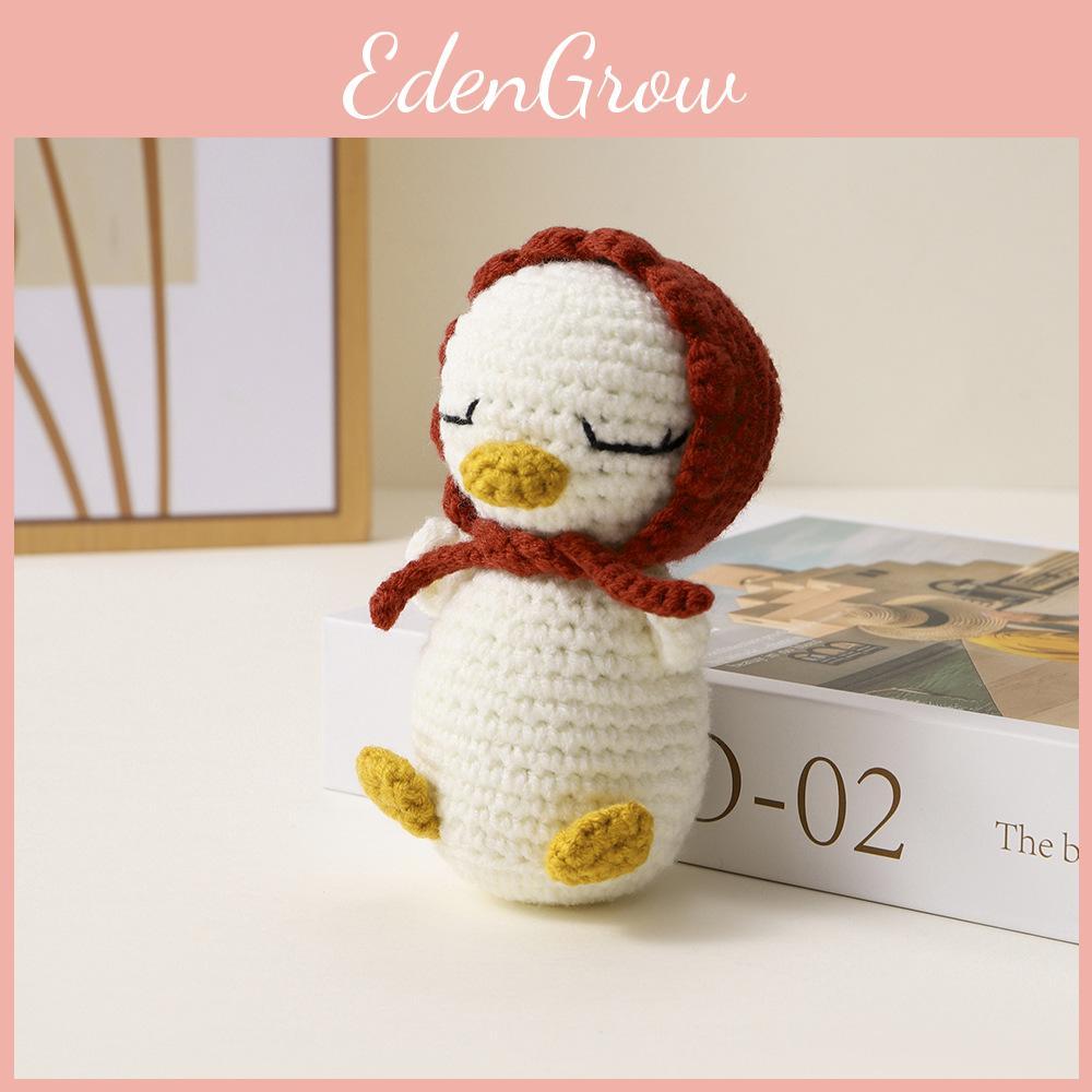 Cute Crochet Penguin Keychain Fiber Cotton Filling Children Home Decor Doll Gift